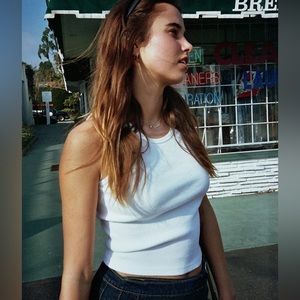 Brandy Melville white tank